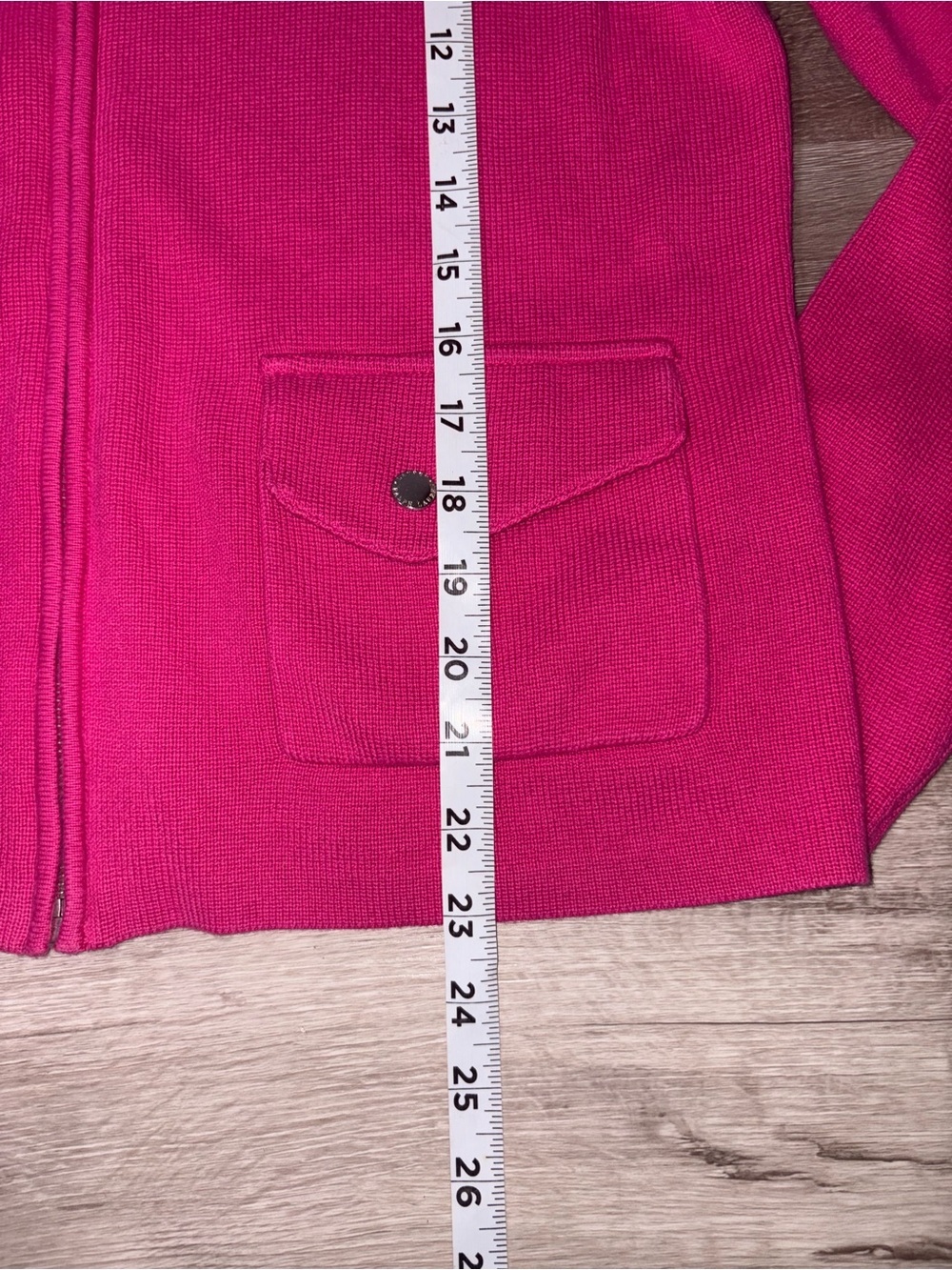 Lauren Ralph Lauren Women's Fuchsia Zip-Front Jacket - Picture 7 of 7